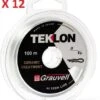 1200m, Nylon GRAUVELL TEKLON 0.16mm 2.850kg Monofilament Teklon Ceramic Coated F