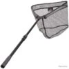 Épuisette Téléscopique Pliante Sert Truite Rub'Net - 120 Cm / 40x40 Cm