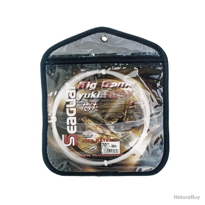 Fluorocarbone Yuki Seaguar Neox Big Game 10m 148/100 1 Fluorocarbone Yuki Seaguar Neox Big Game 10m 148/100
