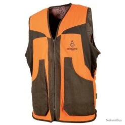 Gilet Enfant Réversible Orange/forest Treeland