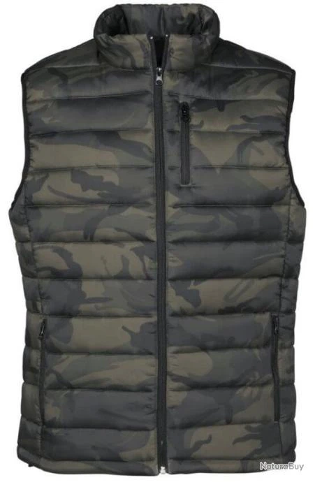 Gilet Matelassé Camo Trek Kaki PERCUSSION 1 Gilet Matelassé Camo Trek Kaki PERCUSSION