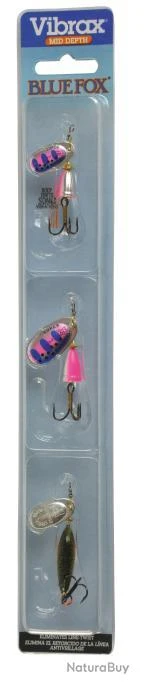 Kit Cuillere Blue Fox Vibrax 1