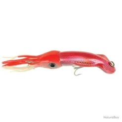 Leurre Flashmer Big Calamara Squid 16cm DOS ROUGE