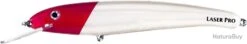 Leurre Halco Laser Pro 190 Xdd Crazy Deep WHITE RED HEAD