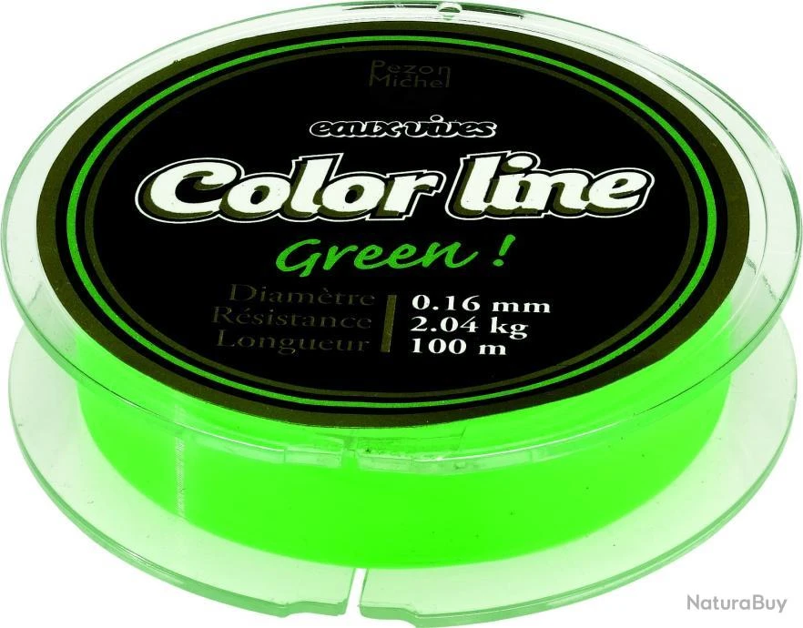 Monofilament Pezon & Michel Eaux Vives Color Line Green 14,8/100-1,5KG 1 Monofilament Pezon & Michel Eaux Vives Color Line Green 14,8/100-1,5KG