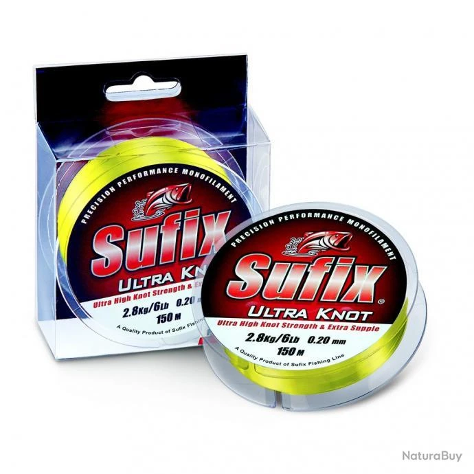 Nylon Sufix Ultra Knot 1/4lb O.yellow Ø 33/100 1 Nylon Sufix Ultra Knot 1/4lb O.yellow Ø 33/100