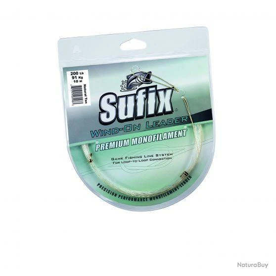 Nylon Sufix Wind-on Leader Nylon 10m Ø 140/100 1 Nylon Sufix Wind-on Leader Nylon 10m Ø 140/100