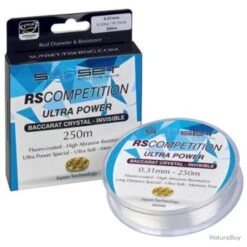 Nylons Sunset RS Compétition - Ultra Power Baccarat Crystal - 1000 M - 0.27 Mm / 5.48 Kg