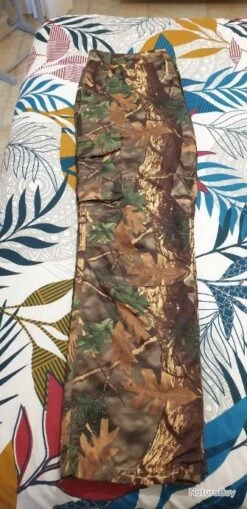 Pantalon De Chasse Camouflé Doublé Polaire Pour Le Poste En Battue SOLOGNAC