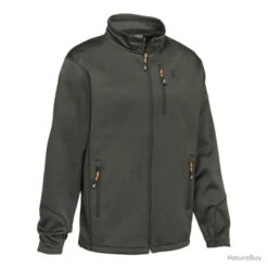 Sweat Shirt Enfant Zippé Percussion Kaki - Taille 12A