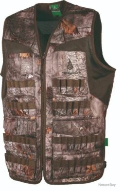Treeland Gilet Multitubes (54 Tubes) Forêt T606 Jusqu'à La Taille 5XL!!!!