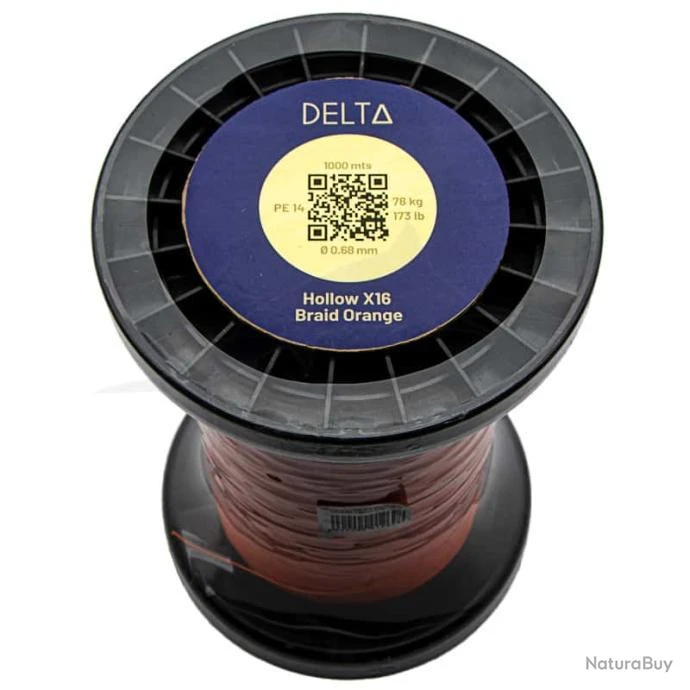 Tresse Delta Hollow X16 173lb 1 Tresse Delta Hollow X16 173lb