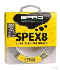 Tresse Spro Spex 8 Brins Green 150M 12/100