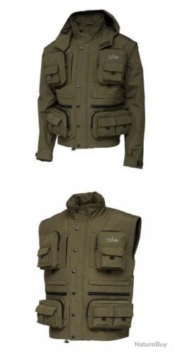 VESTE ONTARIO ICONIC FLY JACKET GREEN DAM XL