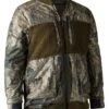 Deerhunter Veste En Fourrure Synthétique Rusky Pile Couleur Vert Camo.