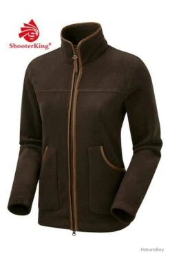 Veste Polaire SHOOTERKING Femme Performance Brun