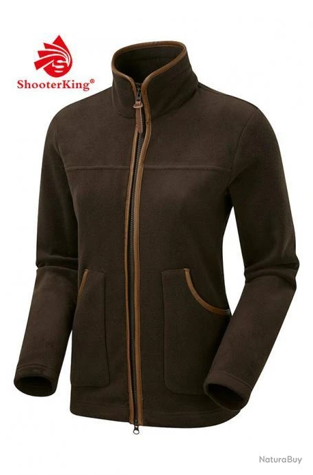 Veste Polaire SHOOTERKING Femme Performance Brun 1 Veste Polaire SHOOTERKING Femme Performance Brun