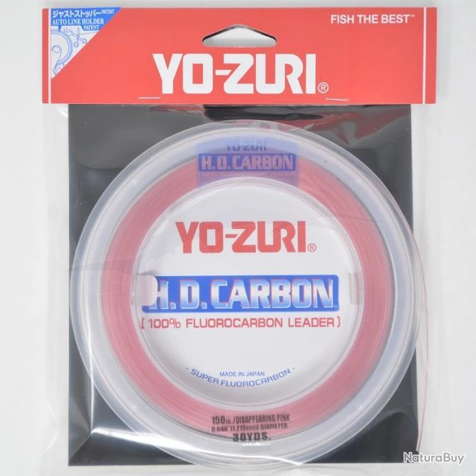 Yo-Zuri Fluorocarbon H.D. Carbon Rose 150lb 1 Yo-Zuri Fluorocarbon H.D. Carbon Rose 150lb