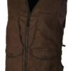 GILET BROWNING FIELD. Brown