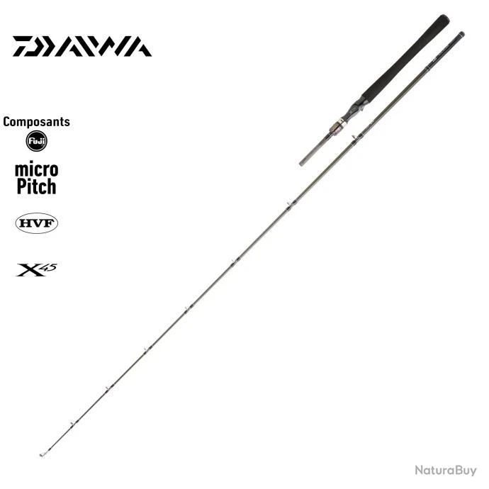 Canne Casting Daiwa Exceler 602 XXHFBOS 1.83m 60-120g 2 Canne Casting Daiwa Exceler 602 XXHFBOS 1.83m 60-120g – Image 2