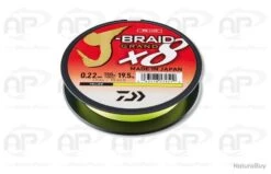 Daiwa Tresse J-Braid Grand X8 0.13mm 135m 8,5kg Jaune