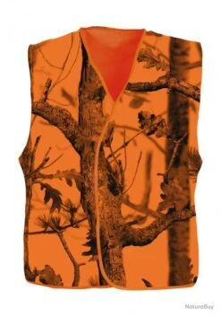 ( T.M/L)Gilet De Traque Ghost Camo Forest Fluo - Percussion