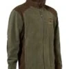 Blouson Polaire De Chasse Percussion Cor Kaki Sanglier