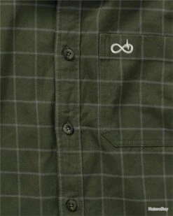 Chemise Element Check Couleur Olive. -Pêche Soldes Boutique 00003 Chemise Element Check Couleur Olive Taille S