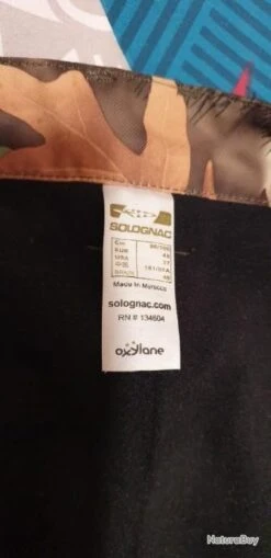 Pantalon De Chasse Camouflé Doublé Polaire Pour Le Poste En Battue SOLOGNAC -Pêche Soldes Boutique 00003 Pantalon de chasse camoufle double polaire SOLOGNAC