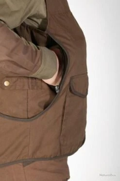 GILET BROWNING FIELD. Brown -Pêche Soldes Boutique 00004 BROWNING GILET FIELD. Brown