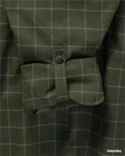 Chemise Element Check Couleur Olive. -Pêche Soldes Boutique 00004 Chemise Element Check Couleur Olive Taille S