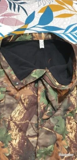 Pantalon De Chasse Camouflé Doublé Polaire Pour Le Poste En Battue SOLOGNAC -Pêche Soldes Boutique 00004 Pantalon de chasse camoufle double polaire SOLOGNAC