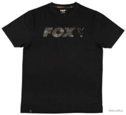 T-shirt Noir & Camo Chest Print Fox L 8 T-shirt Noir & Camo Chest Print Fox L -Pêche Soldes Boutique 00004 T shirt noir camo chest print Fox L