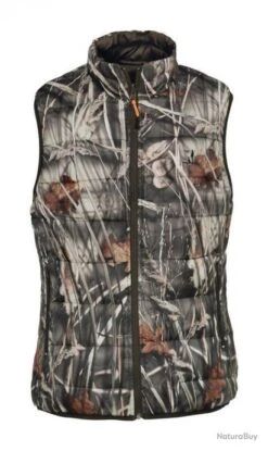 Gilet Warm Réversible Ghostcamo Wet Marron Percussion