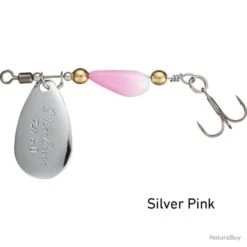 Cuillère Tournante Daiwa Silvercreek Spinner - Par 20 - Silver Pink / 3 G