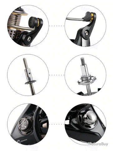 Moulinet De Pêche 6000 6.2:1 Carnassiers, Mer, Surfcasting M12 15 Kg 5 Moulinet De Pêche 6000 6.2:1 Carnassiers, Mer, Surfcasting M12 15 Kg – Image 5