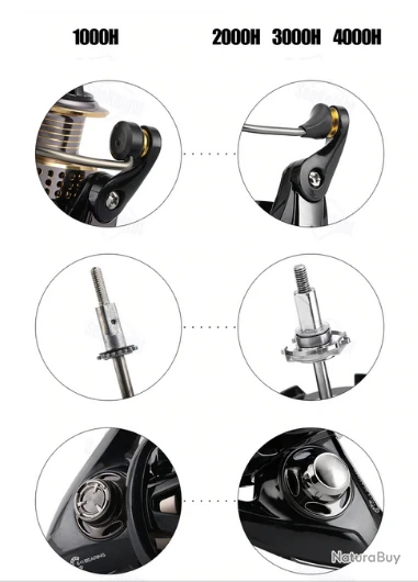 Moulinet De Pêche 6000 6.2:1 Carnassiers, Mer, Surfcasting M12 15 Kg 6 Moulinet De Pêche 6000 6.2:1 Carnassiers, Mer, Surfcasting M12 15 Kg – Image 6