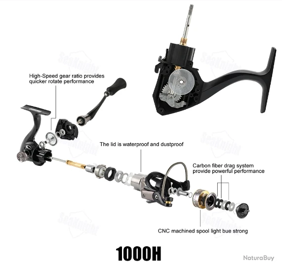 Moulinet De Pêche 6000 6.2:1 Carnassiers, Mer, Surfcasting M12 15 Kg 7 Moulinet De Pêche 6000 6.2:1 Carnassiers, Mer, Surfcasting M12 15 Kg – Image 7